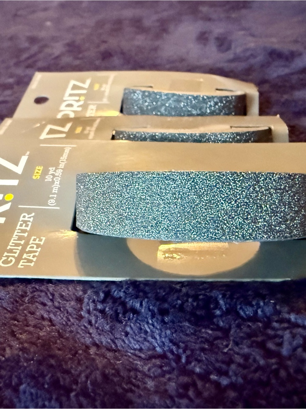 SPRITZ Silver Glitter Tape (3 ROLLS) - 10 yd (9.1m) x 0.59 in (15mm) BRAND NEW!